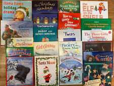 Lote de libros ilustrados de Navidad para niños que construyes regalo muñeco de nieve árbol caramelo segunda mano  Embacar hacia Mexico