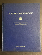 Usado, Manual de Metals ASM Vol 5 Forjamento e Fundição 8ª Edição HC Manual de Loja de Metalurgia comprar usado  Enviando para Brazil