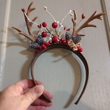 Diadema artesanal de asta de Navidad segunda mano  Embacar hacia Argentina