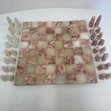 Marble onyx chess for sale  GILLINGHAM
