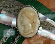 Silver cameo brooch for sale  BEDALE