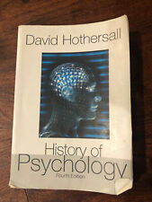 Used, History of Psychology by David Hothersall 4th fourth edition for sale  Shipping to South Africa