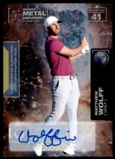 2021 Metal Universe Champions Silver Auto #41 Matthew Wolff RC Auto Upper Deck comprar usado  Enviando para Brazil