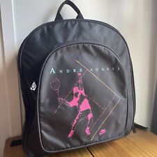 Vintage Nike Andre Agassi Tennis Backpack Bag Black  90s - Rare! for sale  Shipping to South Africa