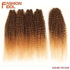 Pacotes de cabelo encaracolado 5 peças/pacote 24 polegadas natureza cabelo sintético tecer pacotes de fibra comprar usado  Enviando para Brazil