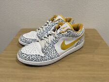 Air Jordan 1 retrô Low West Side 2007 estampa de elefante 309192-172 tamanho 10 usado comprar usado  Enviando para Brazil