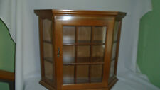 Vintage Wall HANGING / Table Top / SHELF CURIO CABINET MAPLE, used for sale  Carmel