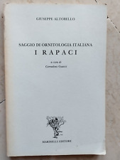 Rapaci saggio ornitologia usato  Palermo