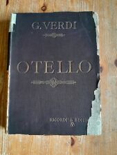 Otello giuseppe verdi for sale  WOODBRIDGE