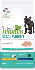 Natural Trainer Ideal Weight Small & Toy Cibo per Cani Adulti Light in Fat Con T usato  Roma