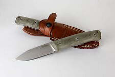 LionSteel B35 Bushcraft Sleipner Stahl Satin Canvas Micarta grün Lederscheide  comprar usado  Enviando para Brazil