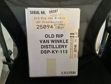 2015 Pappy Van Winkle /Old Rip Van Winkle 10 Year Box- EMPTY- Buffalo Trace for sale  Shipping to South Africa