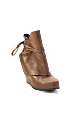 Botas de tornozelo KG Kurt Geiger femininas de couro com cadarço plataforma marrom tamanho 8 comprar usado  Enviando para Brazil