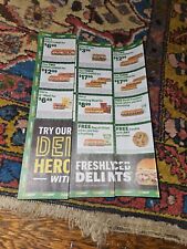 Subway coupons sub for sale  Pittsburgh