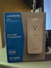 Linksys Boost WiFi Range Extender AC1200 up to 1.2Gbps White New open box for sale  Shipping to South Africa