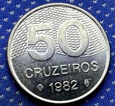 Moneda Brasil 50 Cruzeiros 1982 bu unc #m482 segunda mano  Embacar hacia Argentina