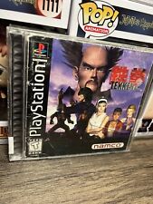 Tekken 2 PS1 CIB w/ Registration Black Label, used for sale  Shipping to South Africa