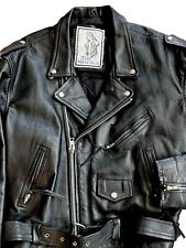 Vtg black leather for sale  Palmdale
