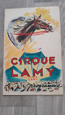 Programme cirque lamy d'occasion  Saint-Cyr-sur-Loire