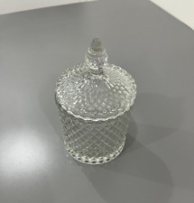 Bomboniere glass jar for sale  LONDON