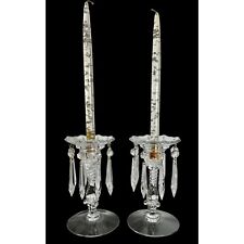 Glass candlestick lusters for sale  Cave Creek