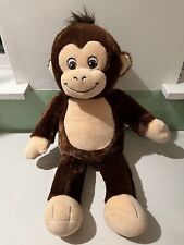 Brown monkey plush for sale  Kent