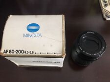 Lente Minolta AF Zoom 80-200 mm f4,5-5,6 para cámaras de montaje A (con caja) segunda mano  Embacar hacia Argentina