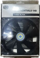 Cooler Master CM Essential 140 PC Quiet Case Fan 1000RPM 16dB 3-pin 61CFM 0.14A, used for sale  Shipping to South Africa