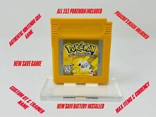 Ultimate Pokémon Amarillo GBC - Todos los Pokémon (legales), artículos máximos, eventos exclusivos segunda mano  Embacar hacia Argentina