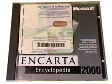 Microsoft encarta Encyclopedia 2000 x04-81505 in original packaging +sticker for sale  Shipping to South Africa