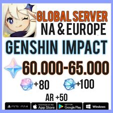 Usado, Genshin Impact 💎65,000 Primogems EU/NA Global AR 50 comprar usado  Enviando para Brazil