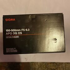 Sigma canon 150 for sale  LONDON