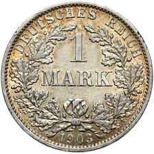 Rzesza Niemiecka - Cesarstwo J. 17 moneta - 1 marka 1903 A - srebro - ZACHOWANIE ! na sprzedaż  PL