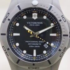 VICTORINOX Inox 241812 quartz used Watch black gray Excellent Condition for sale  Shipping to South Africa