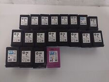 Usado, (20) Cartuchos de tinta vacíos Virgin HP60XL, HP60 y H60 (19) negros (1) color segunda mano  Embacar hacia Argentina