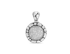Unique Design With White Round Cut White Stone Princess Collection Pendant for sale  Shipping to South Africa