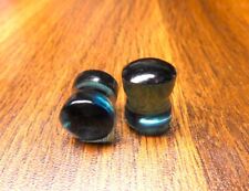 Used, Blue sapphire, Golden Topaz Tunnels Ear Gauges Plugs Earrings, Plugs Earring Bes for sale  Shipping to South Africa