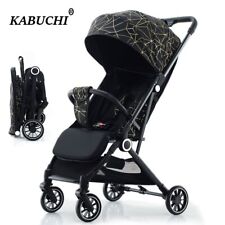 Used, Portable Baby Stroller One-Hand Folding Pushchair W/Adjustable Backrest Footrest for sale  Shipping to South Africa