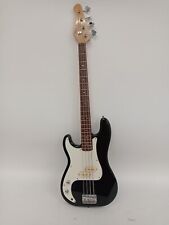 Encore 4 String Bass Electric Guitar Black White 20 Fret Left Handed Musical , used for sale  Shipping to South Africa