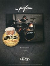 2006 anuncio impreso de Mapex Pro M Series kit de batería con Mike Novak de Every Time I Die, usado segunda mano  Embacar hacia Mexico