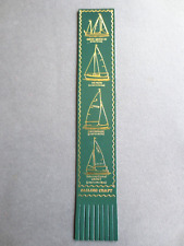 Leather bookmark sailing for sale  NORWICH