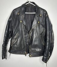 70s Vintage Langlitz Motorcycle Leather Jacket  Distressed Patina XL 46 for sale  Shipping to South Africa