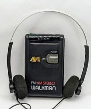 Radio estéreo vintage Sony Walkman FM AM SRF-42 con auriculares originales probados segunda mano  Embacar hacia Mexico