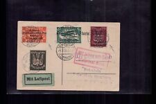 Poste Aérienne Lettre Dt. Empire Briemarken Hdl. Jour Munich 1923 N.Hamburg comprar usado  Enviando para Brazil