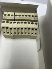 Siemens 8WA1808 Terminal Block End Retainer, 10MM, Beige 20 Piece Box for sale  Shipping to South Africa