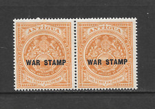 PAR ANTIGUO SCOTT MR3 MNH - 1916 1,5p SELLOS FISCALES DE GUERRA NARANJA, usado segunda mano  Embacar hacia Argentina