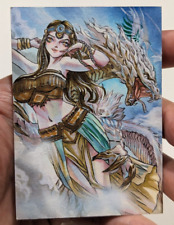Braiiinz Beauty & the Myth 2 Quetzalcoatl Sketch Card by Jin Bao for sale  Shipping to South Africa