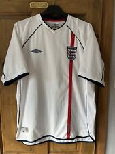 Camisa de futebol Inglaterra 2002 vintage Copa do Mundo Umbro Home adulto GG - 2001 2003 comprar usado  Enviando para Brazil