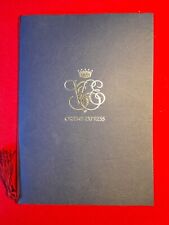 Orient express menu for sale  Shipping to Ireland