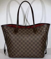 Bolsa de ombro Louis Vuitton Neverfull MM Damier Plane vermelha cereja (SP3008), usado comprar usado  Enviando para Brazil